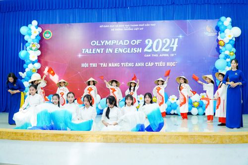 90 học sinh Tiểu học Cần Thơ tranh tài tiếng Anh