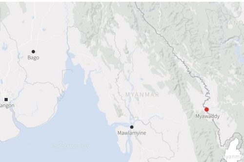 Thị trấn Myanmar thất thủ trước quân nổi dậy, người dân chạy sang Thái Lan
