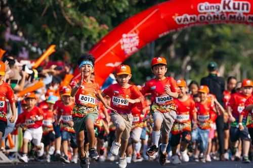 1.500 vận động viên 'nhí' tranh giải KUN Happy Run Cần Thơ