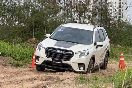 Xem xe Subaru lội nước, vượt địa hình tại Hà Nội