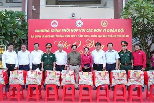 Bình Dương: Hơn 1.500 người ra quân làm công tác dân vận đợt 1 năm 2024