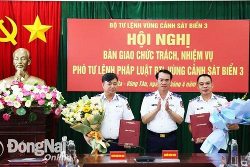 Thượng tá Nguyễn Đức Hiếu giữ chức Phó tư lệnh Pháp luật Vùng Cảnh sát biển 3