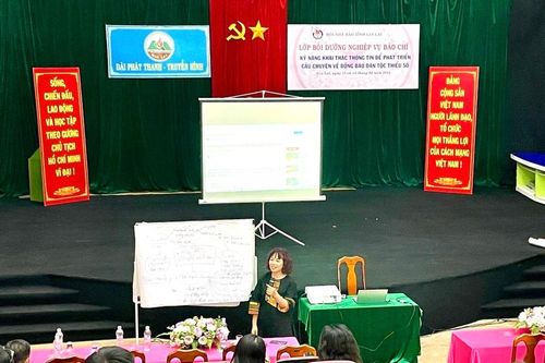 Hội Nhà báo tỉnh Gia Lai bồi dưỡng nghiệp vụ viết về đề tài dân tộc thiểu số