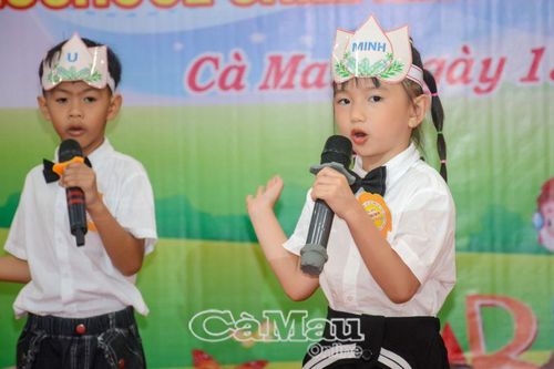 45 trẻ tham gia Hội thi tiếng Anh cho trẻ mầm non cấp tỉnh