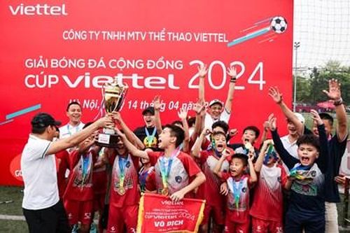 Thể Công-Viettel tìm kiếm tài năng từ gần 900 cầu thủ nhí