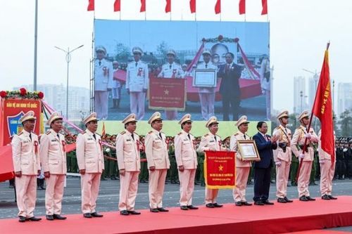 Bộ Tư lệnh Cảnh sát cơ động đón nhận danh hiệu Anh hùng lực lượng vũ trang nhân dân lần thứ hai