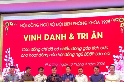 Hội đồng ngũ bộ đội biên phòng Lào Cai 1998 kỷ niệm 26 năm nhập ngũ