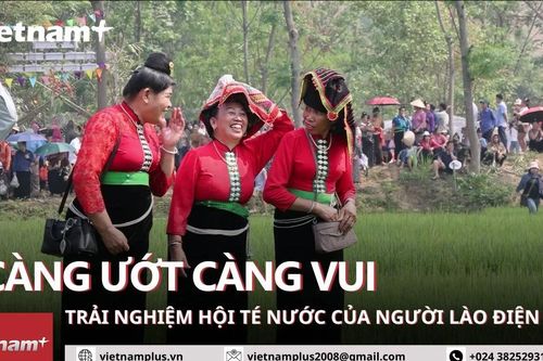 Càng ướt càng vui - Trải nghiệm Tết Lào ở Điện Biên không nên bỏ lỡ