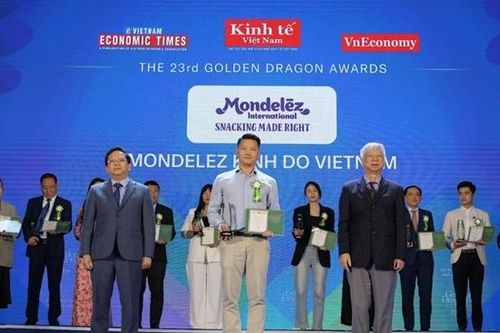 Mondelez Kinh Đô tiếp tục nhận giải thưởng Rồng Vàng