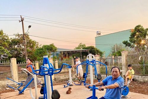 Đưa thiết bị thể dục thể thao ngoài trời về làng, góp phần xây dựng nông thôn mới kiểu mẫu