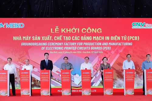 Nhật Bản khởi công nhà máy bảng mạch điện tử tại Hòa Bình