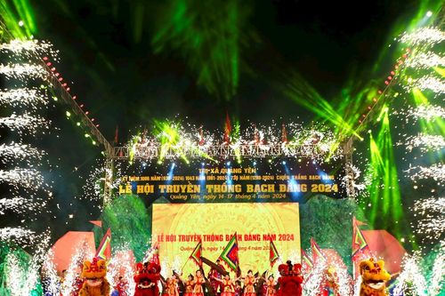Quảng Ninh: Khai hội truyền thống Bạch Đằng năm 2024