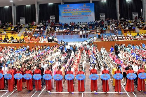 Gần 1.700 vận động viên là nhà giáo tham gia Ngày hội văn hóa thể thao
