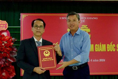 Đại tá Hồ Văn Dũng được bổ nhiệm giữ chức Giám đốc Sở Y tế Kiên Giang
