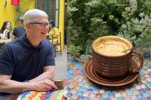 Tim Cook nói gì sau khi uống cà phê trứng 65.000 đồng ở Hà Nội?