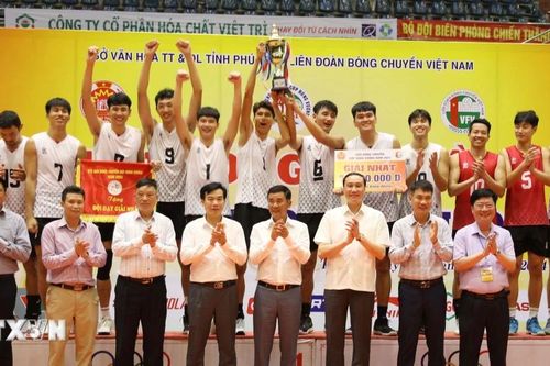 Đội Nam Biên phòng vô địch Giải Bóng chuyền Cúp Hùng Vương năm 2024