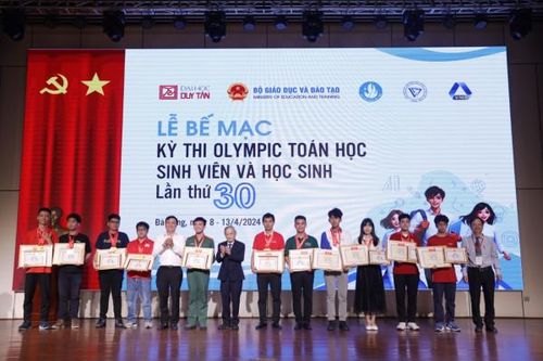 Kỳ thi Olympic Toán sinh viên và học sinh toàn quốc: Trường Đại học Nha Trang có 1 sinh viên đạt thành tích đặc biệt xuất sắc
