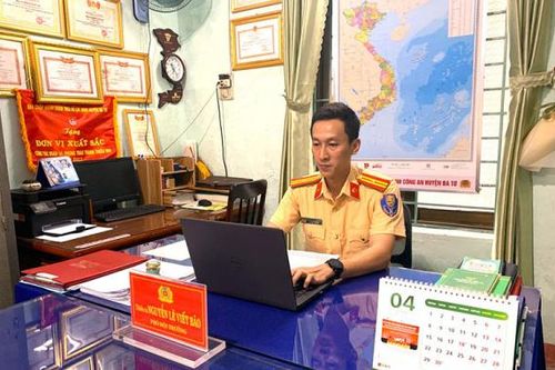 Người CSGT tiêu biểu ở huyện vùng cao Quảng Ngãi