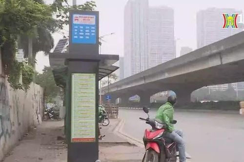 Điểm dừng chờ xe buýt tiêu chuẩn châu Âu tại Hà Nội