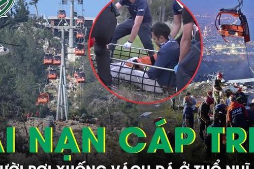 Tai nạn cáp treo ở Thổ Nhĩ Kỳ: Gần 200 người bị mắc kẹt giữa không trung, 8 người rơi xuống vách đá