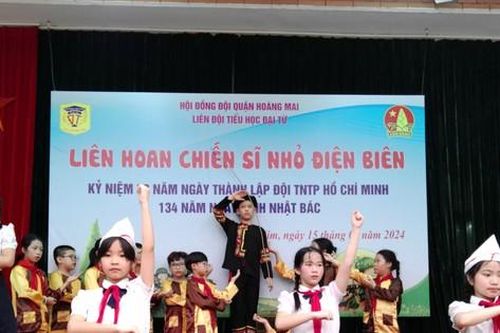Tiểu học Đại Từ: Liên hoan 'Chiến sĩ nhỏ Điện Biên' làm sống lại lịch sử hào hùng