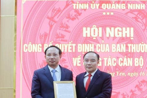 Cục Trưởng Cục Thuế làm Bí thư thị xã cửa ngõ tỉnh Quảng Ninh