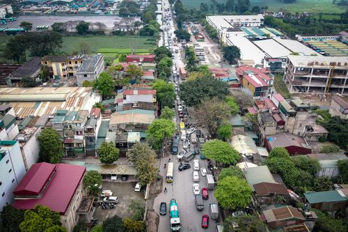 Hiện trạng tuyến đường ở Hà Nội sắp được chi 5.500 tỷ đồng để cải tạo
