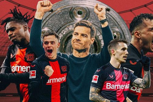 Bayer Leverkusen vô địch Bundesliga từ vị thế của một đội bóng bị chế nhạo là 'Neverkusen'