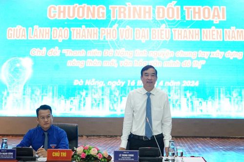 Lãnh đạo Đà Nẵng đối thoại với thanh niên về nông thôn mới và văn minh đô thị
