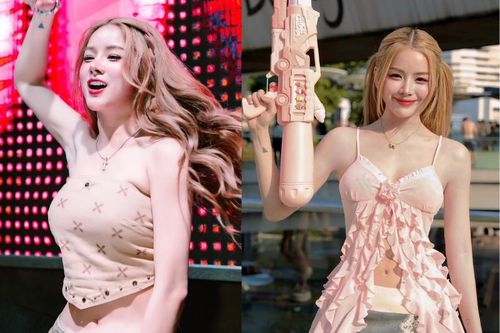DJ Mie gợi cảm, quẩy cực sung ở lễ hội té nước Thái Lan