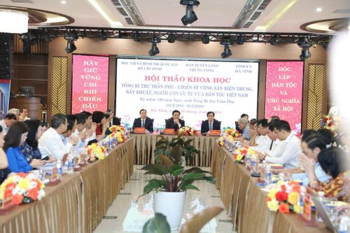 Tổng Bí thư Trần Phú - Người con ưu tú của dân tộc Việt Nam
