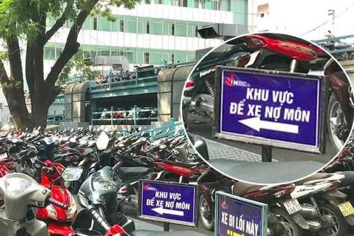 Sự thật bức ảnh 'khu vực để xe nợ môn' của một trường đại học