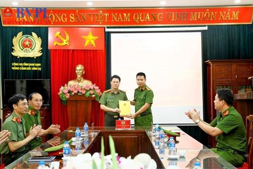 Khen thưởng đơn vị có thành tích điều tra, khám phá, bắt giữ đối tượng giết người