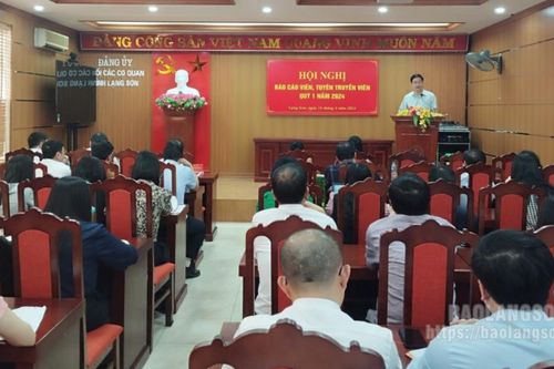 Đảng ủy Khối các cơ quan tỉnh tổ chức hội nghị báo cáo viên, tuyên truyền viên quý I/2024