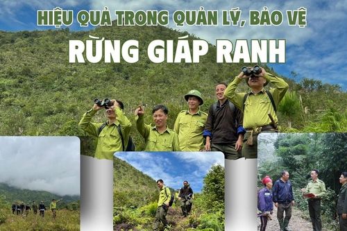 Hiệu quả trong quản lý, bảo vệ rừng giáp ranh