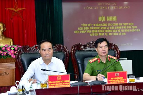 Tuyên Quang phát huy vai trò quần chúng nhân dân trong bảo vệ an ninh quốc gia, giữ gìn trật tự, an toàn xã hội