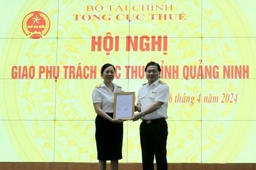 Bà Nguyễn Thị Minh được giao làm Phó Cục trưởng phụ trách Cục Thuế tỉnh Quảng Ninh