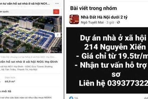 Cảnh báo: Dự án nhà ở xã hội tại ô đất NO1 Hạ Đình chưa đủ điều kiện đặt cọc, giữ chỗ