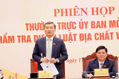 Dự luật Địa chất và Khoáng sản đủ điều kiện trình Ủy ban Thường vụ Quốc hội xem xét