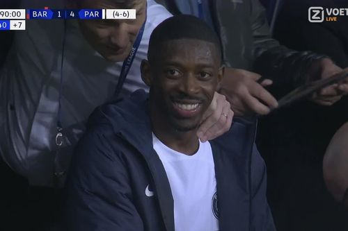 Dembele cười tươi