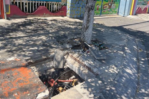 Bình Thuận: Vỉa hè 'khai trương' hơn 2 tháng lại tiếp tục được 'xới tung'
