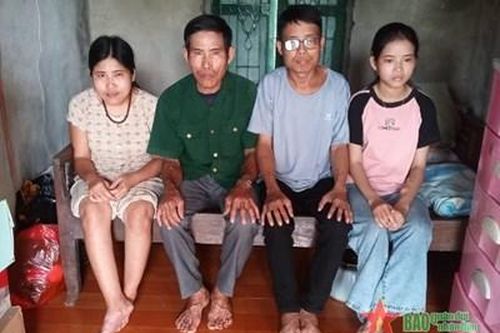 Cựu quân nhân nuôi 3 con bệnh tật