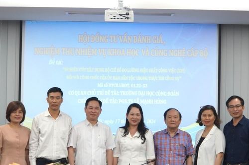 Nghiệm thu đề tài cấp Bộ - Nghiên cứu xây dựng bộ chỉ số đo lường hiệu suất công việc (KPI) đối với công chức của Ủy ban Dân tộc trong thực thi công vụ