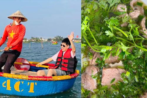 Tài tử Đài Loan chèo thuyền thúng, ăn phở, ở resort đắt nhất Đà Nẵng