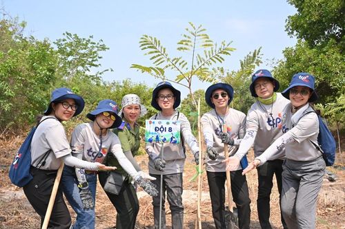 TCP Việt Nam góp sức trồng 2.700 cây lim ở Bà Rịa - Vũng Tàu