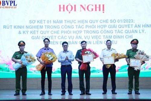 Sơ kết công tác phối hợp liên ngành trong giải quyết án hình sự trên địa bàn quận Liên Chiểu