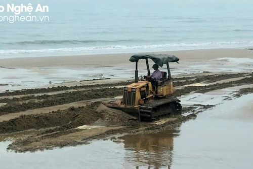Vụ khai thác trái phép cát biển để xây bờ kè: Thị xã Cửa Lò đề nghị UBND tỉnh xử phạt đến 200 triệu đồng