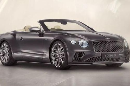 Chiêm ngưỡng xe mui trần Bentley Continental GTC Mulliner dát vàng