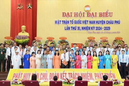 Ông Đặng Văn Hập tái cử chức Chủ tịch UBMTTQVN huyện Châu Phú khóa XI (nhiệm kỳ 2024-2029)