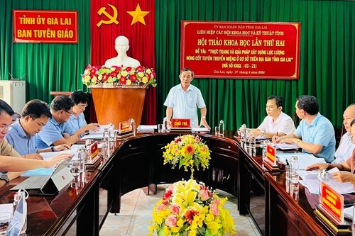 Gia Lai: Hội thảo xây dựng lực lượng nòng cốt tuyên truyền miệng ở cơ sở